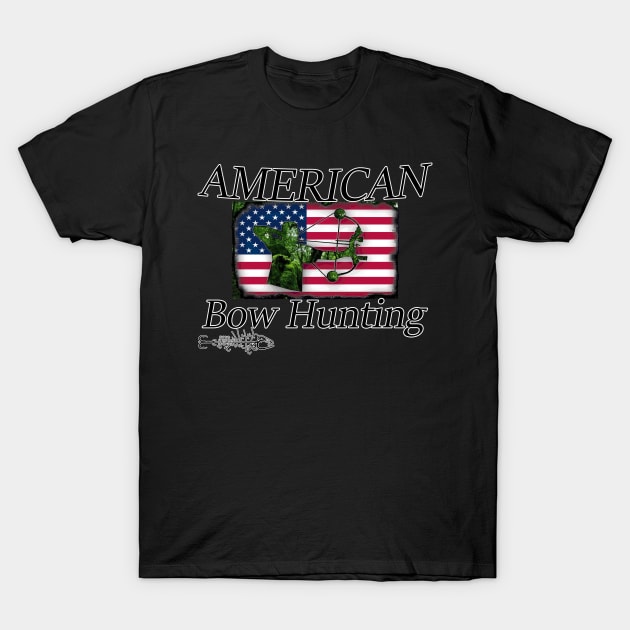 American bowhunting T-Shirt by Hook Ink